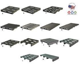 Stocked Plastic Pallets