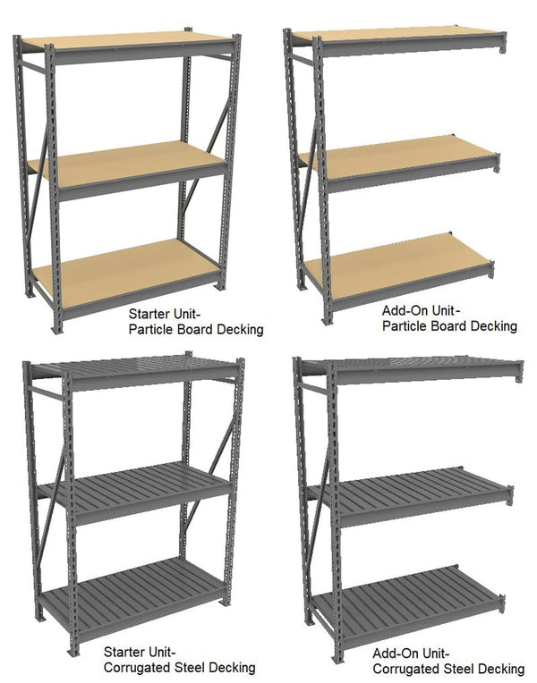 Tennsco Bulk Storage Racks