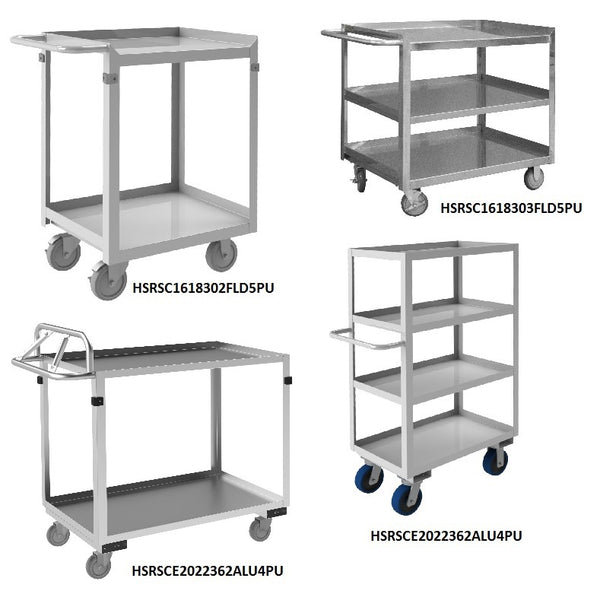 Stainless Steel Shelf Stock Carts