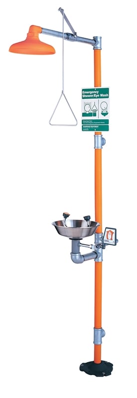Combination Emergency Shower And Eyewash