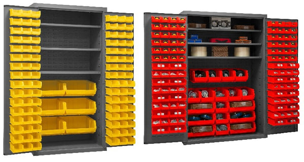 16 Gauge Cabinets With Hook-On-Bins® And Shelves
