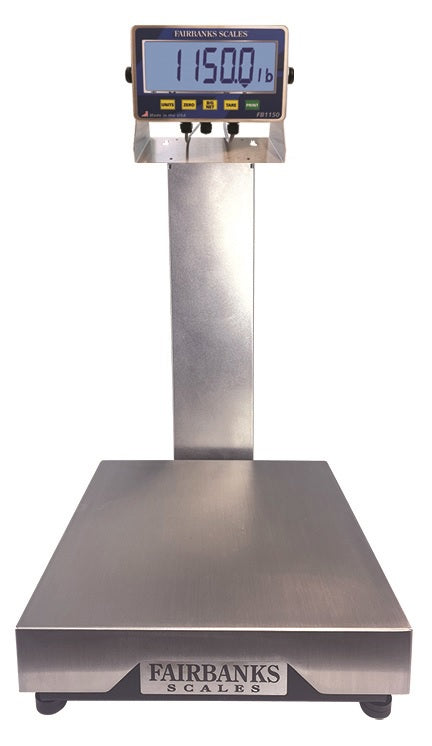 Industrial Bench Scale Mild Steel Base W/Stainless Steel Platform