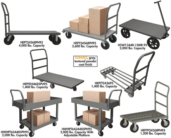 Low Deck Steel Platform Trucks