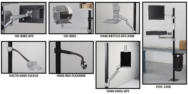 Basic Laminate Worktable - Accessories