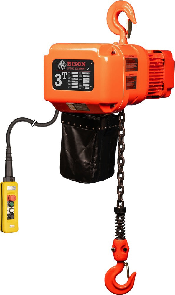 BISON 3-Phase Electric Chain Hoist
