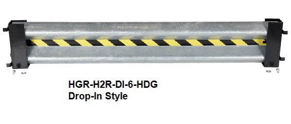 Galvanized Drop-In Guard Rails