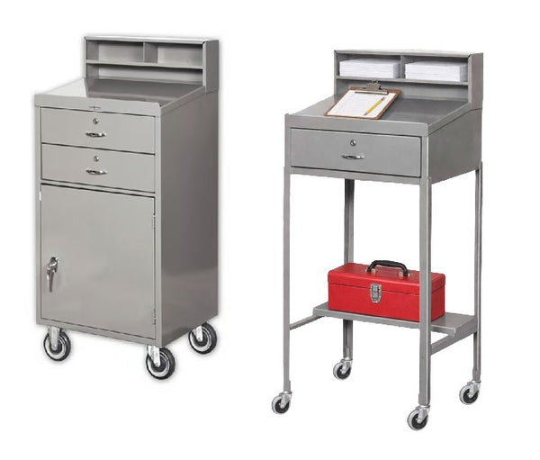 Enclosed & Open Leg Mobile Shop Desks