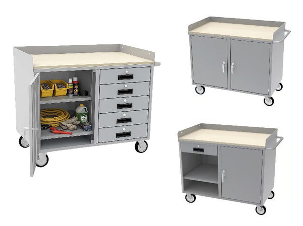 Heavy Duty Mobile Cabinet Workbenches