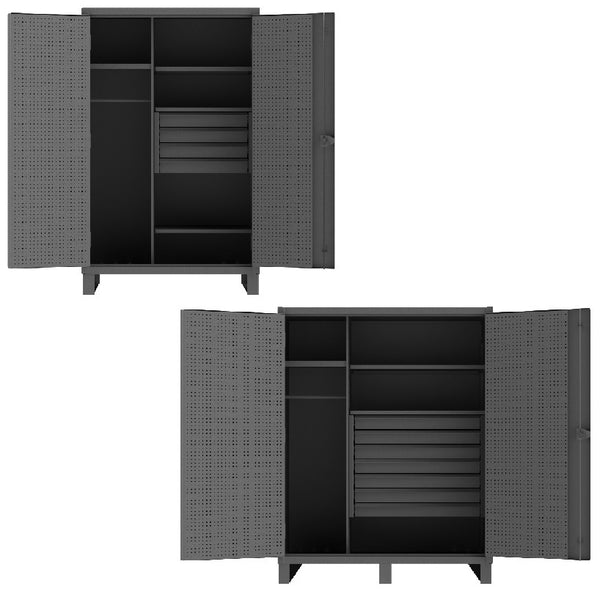 Heavy Duty Wardrobe Cabinets With Pegboard Doors