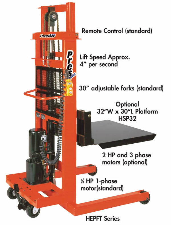 Optional Platform For Electric AC Lift