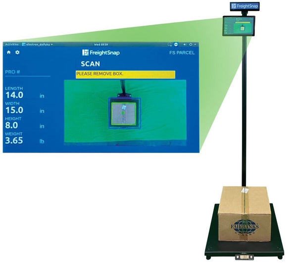 Parcel Dimensioner And Shipping Scale