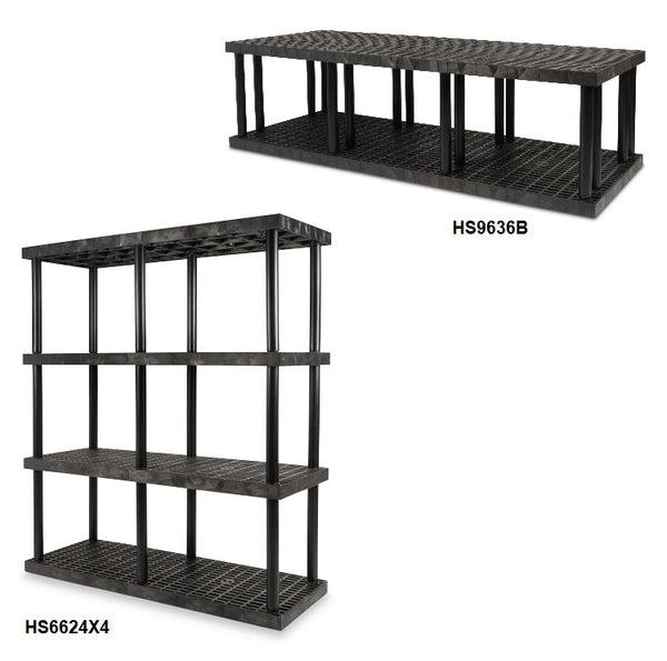 Dura-Shelf® Plastic Bulk Shelving