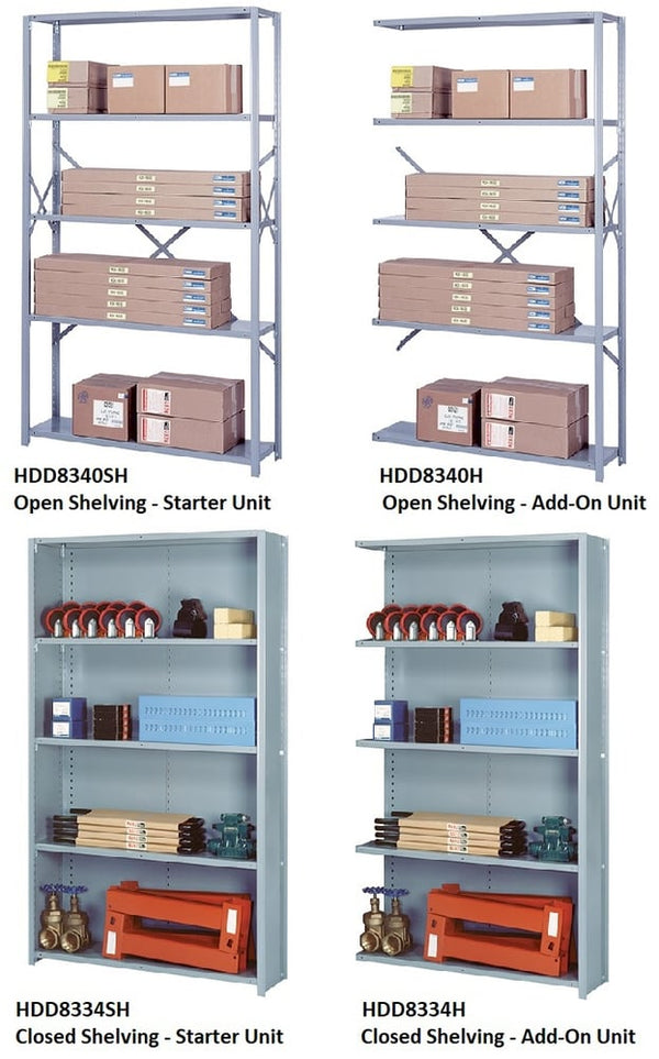 48" Wide Industrial Shelving - Extra Shelves