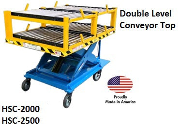 Pony Express Heavy-Duty Motorized Scissor-Lift Carts