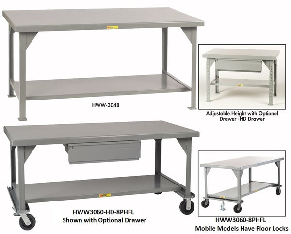 All-Welded Extra Heavy Duty Workbenches