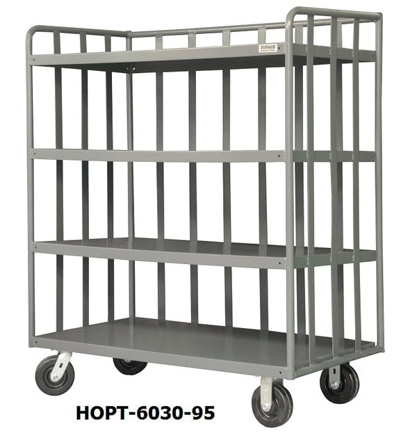 Open Portable Shelf Cart