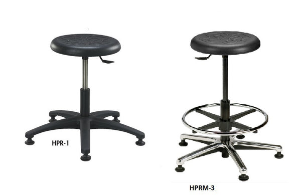 Round Stools - Polyurethane Seat