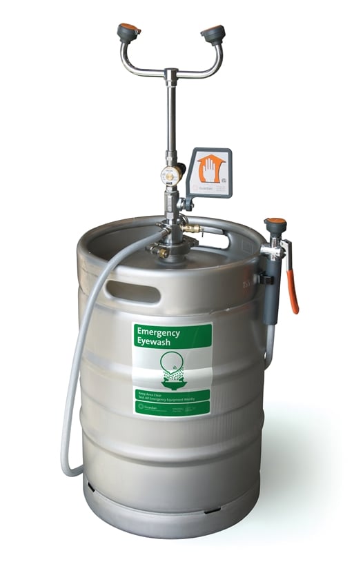 Portable "Keg" Style Eye Wash/Drench Hose Unit