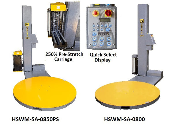 Mid Level Low-Profile Semi-Automatic Stretch Wrap Machines