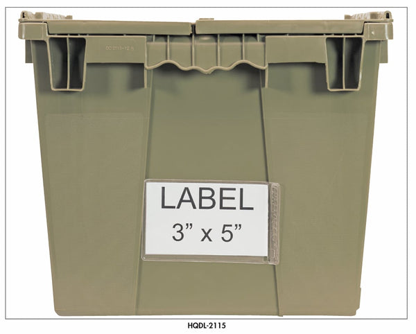 Clear Label Holder