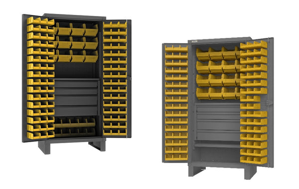 Extra Heavy Duty Cabinet With Hook-On-Bins®, Shelves & Drawers
