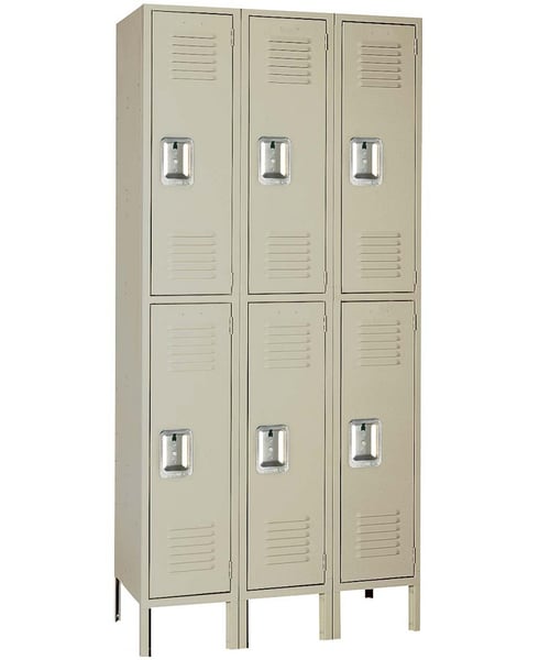 Double Tier Steel Lockers - H52023SU-PUTTY