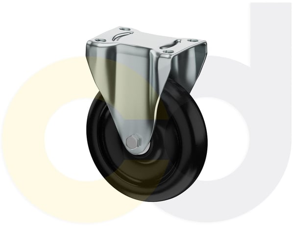 CasterDepot Top Plate Casters - Polyolefin Wheel - Capacities Up To 325 Lbs. - HC015.BD0