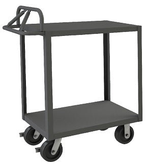 Rolling Stock Cart With Ergonomic Handle - HRSCE-2436-2-3.6K-ALD-95