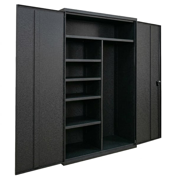Janitorial Commercial Storage Cabinets - HCJ482478-4-BK