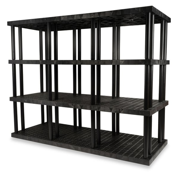 Dura-Shelf® Plastic Bulk Shelving - HS9636X4