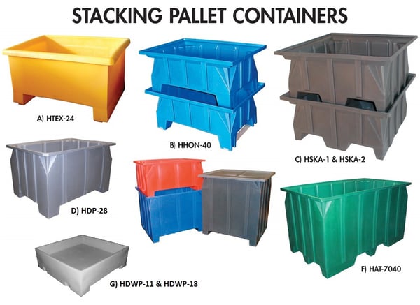 Stacking Pallet Containers - HDWP-11