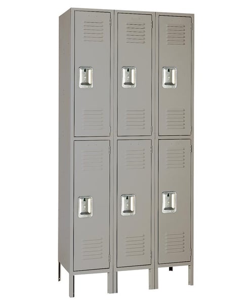 Double Tier Steel Lockers - H52523SU-GRAY