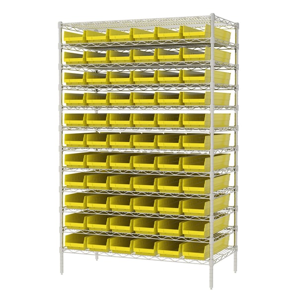 Shelf Bin Wire Systems - HAWS244830164-Y