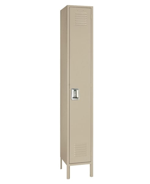 Single Tier Steel Lockers - H5042SU-PUTTY