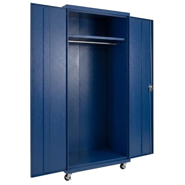 Wardrobe Commercial Storage Cabinet - HCWM362478-4-BL