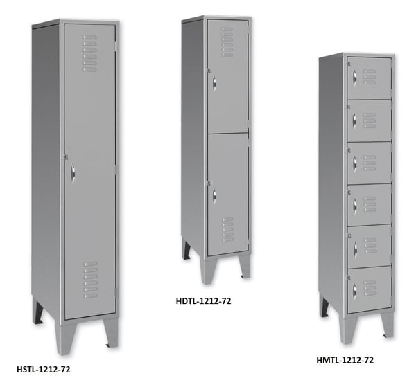 Heavy Duty Single, Double, And Multi-Tier Lockers - HDTL-1818-72