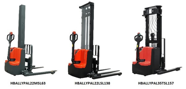 BALLYPAL Full Electric Self-Propelled Stacker - HBALLYPAL22MSL63