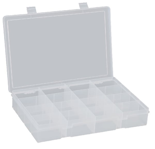 Plastic Boxes For Steel Box Racks - HLP16-Clear