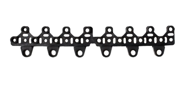 Heavy-Duty Drainage Mat, Recycled, Square Edge - HMT2.78X4X18.CT.BK.CS