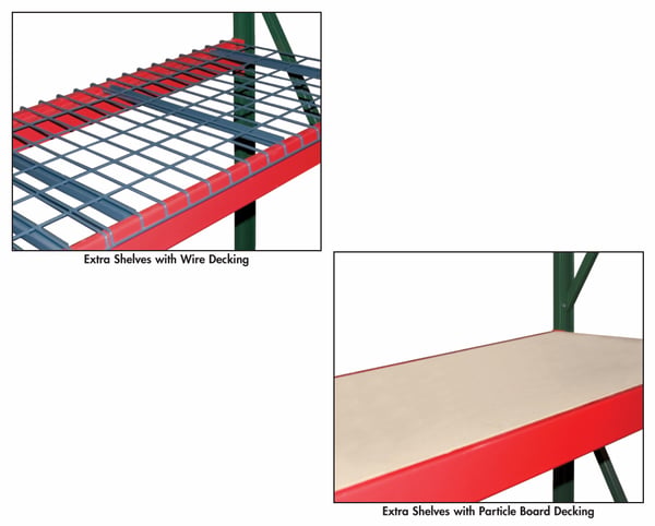 FastRak™ Bulk Storage Rack - Extra Shelves - HKX3-9624M