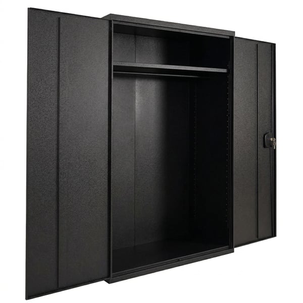 Wardrobe Commercial Storage Cabinet - HCW482478-4-BK