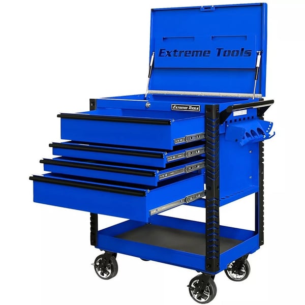 Extreme Tools® Ex Series 33" & 41" Tool Carts - HEX3304TC-BKBL