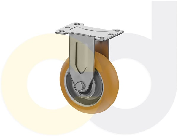 CasterDepot Top Plate Casters - Poly On Aluminum Wheel - Capacities Up To 350 Lbs. - HC092.604