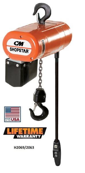 CM Shopstar Electric Chain Hoist - H2080/2063