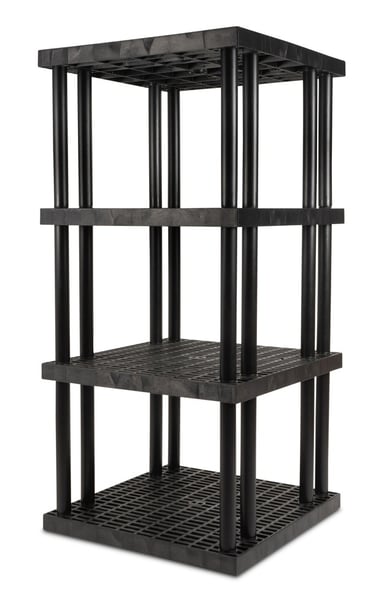 Dura-Shelf® Plastic Bulk Shelving - HS3636X4