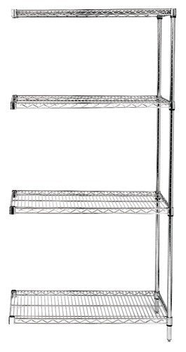 Quantum Storage Chrome Wire Shelving - HAD63-1248C