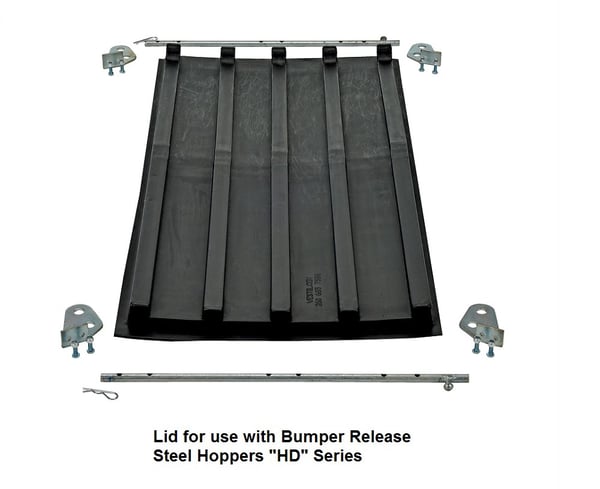 Lids For Steel Hoppers - HPLID-D-300