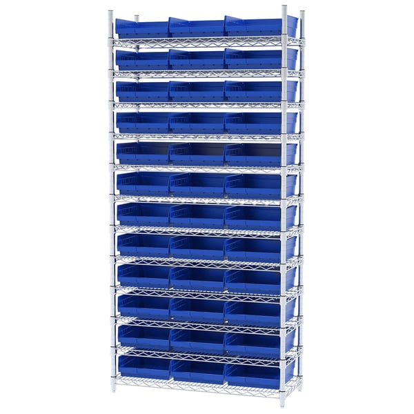 Shelf Bin Wire Systems - HAWS143630170-B