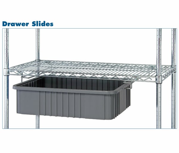 Chrome Wire Shelving Unit Accessories - HDS18-24