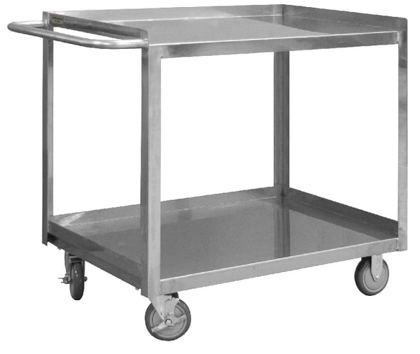 Stainless Steel Shelf Stock Carts - HSRSC1624482FLD5PU